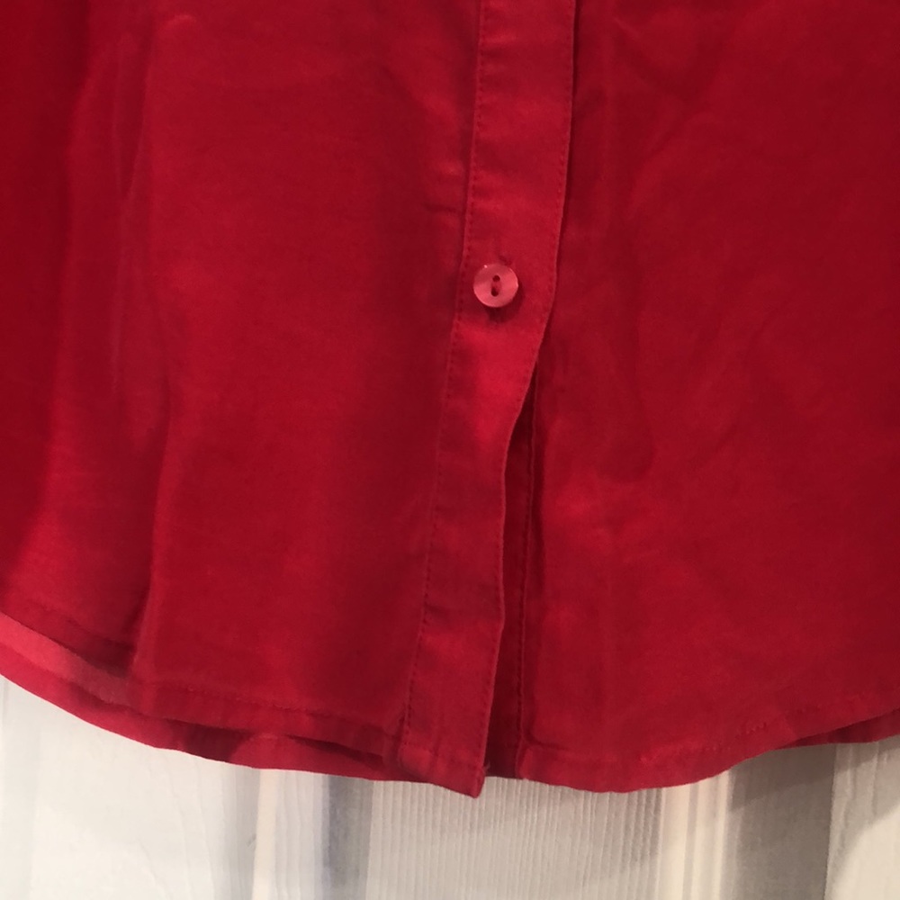Worthington Sleeveless Button down Blouse - Picture 8 of 9